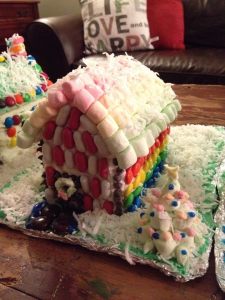 Rainbow Fairy House by Cait