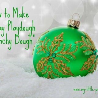 How to Make Your Own Holiday Playdough (Grinchy-Dough)