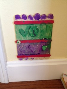 T's sweet little fairy door.