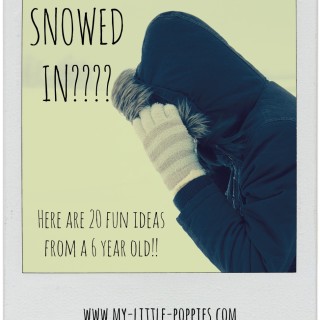 How to Have Fun When You are Snowed In
