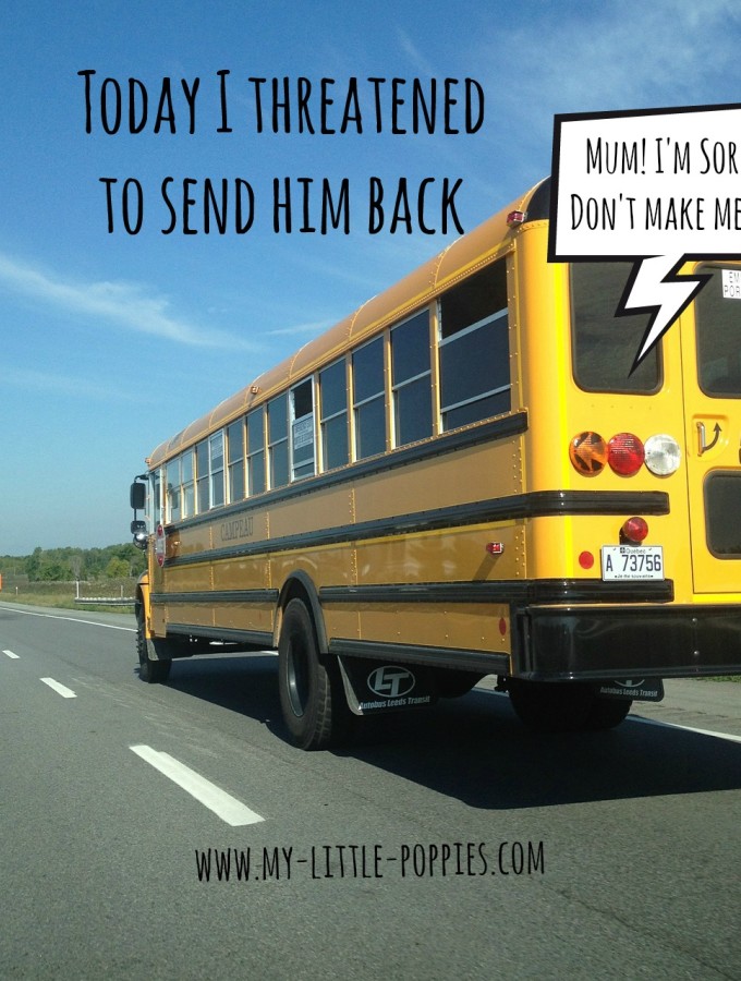 today i threatened to send him back, homeschool, gifted