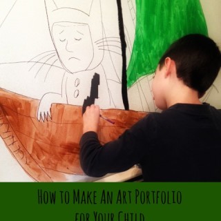 How to Make An Art Portfolio for Your Child