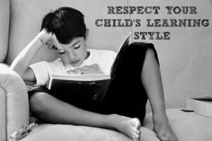 respect your child's learning style
