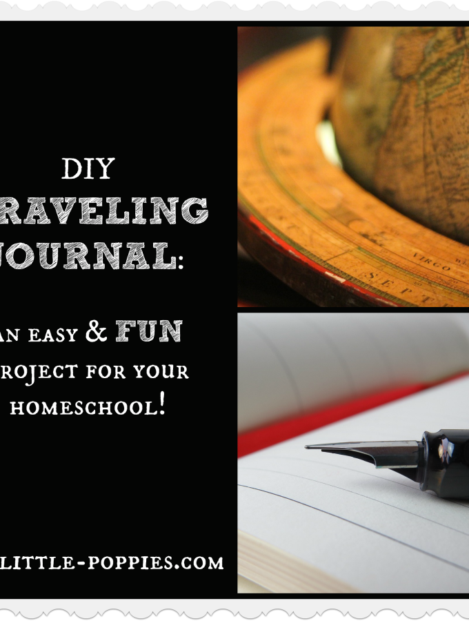 DIY Travel journal homeschool project idea geography social studies culture