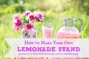 An expository writing piece by 7-year-old Leo of My Little Poppies.