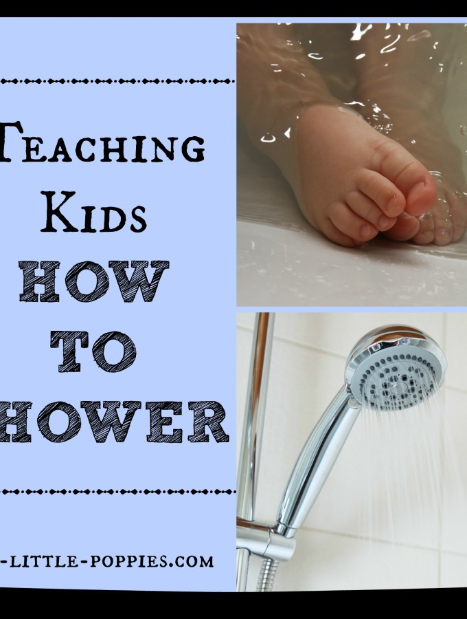 Teaching Kids How to Shower {Yes, this just happened}