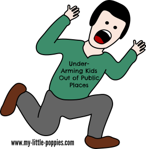 Under-arming out of public places