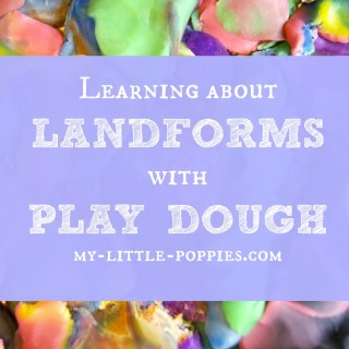 Learning about Landforms with Play Dough