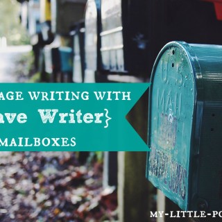 Encourage Writing with Brave Writer Mailboxes