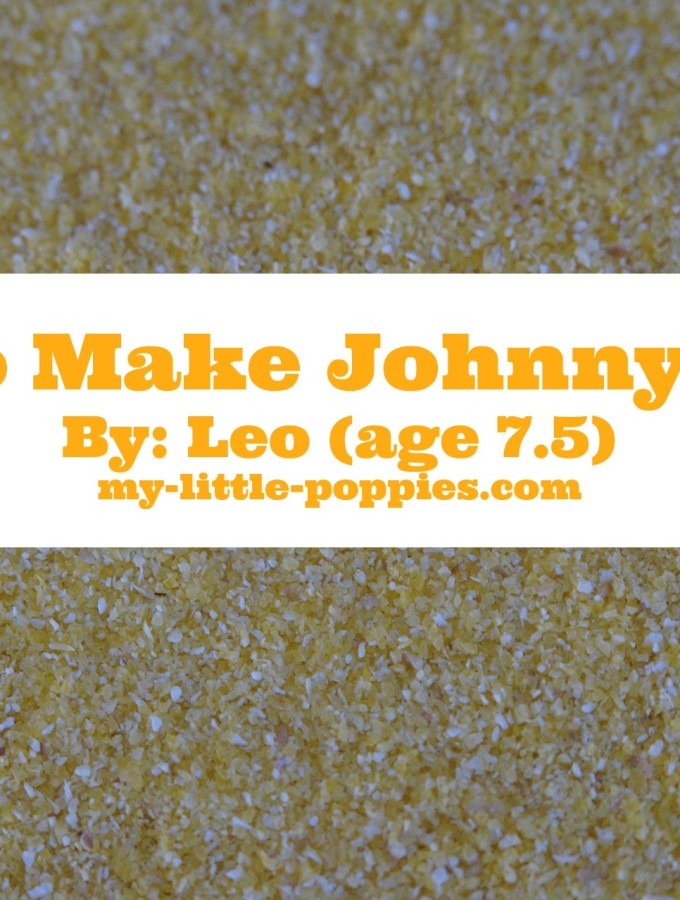 How to Make Johnny Cakes By: Leo (age 7.5)
