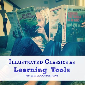 Illustrated Classics as Learning Tools, homeschool, parenting, abridged classics, literature, kids