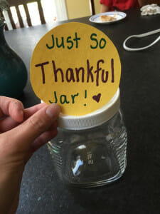 Just So Thankful Jar, gratitude, thankfulness, gratitude, build empathy, kindness, thanksgiving, family, homeschool project