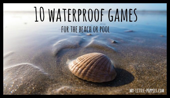 waterproof board games, water resistant, travel games, board games, learning, summer learning, pool, beach, water,