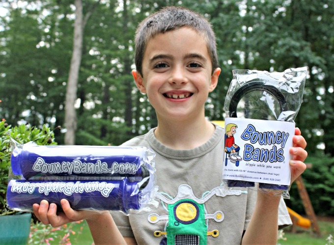 ADHD, anxiety, SPD, sensory processing disorder, sensory tools, concentration, attention, memory, wiggle, movement, learning, Bouncy Bands, homeschool, homeschooling, school, classroom, learning, motivation, testing, parentin